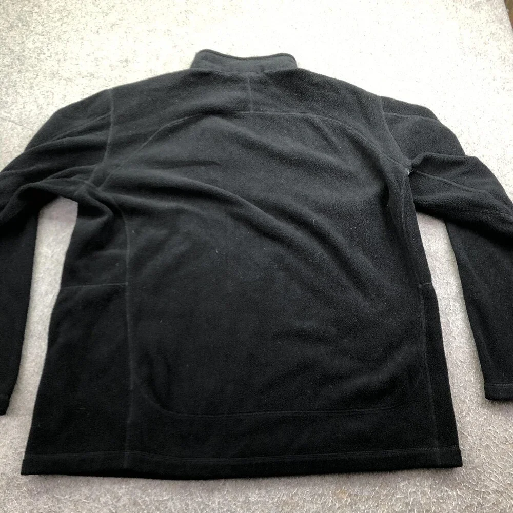 The North Face Jacket Mens XL Black Fleece Full Zip Pockets Outdoor Hiking Warm